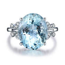 USTAR Овальные Синие стразы кольца с бабочкой для женщин модные свадебные ювелирные изделия сверкающие кристаллы женские кольца для помолвки Anel подарок 2024 - купить недорого