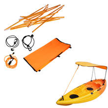 Detachable Portable Waterproof Sun Shade Awning Kayak Boat DIY Accessories for Single Kayak Canoe Awning 2024 - compre barato