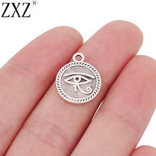 Zxz 20 pçs olho de horus egípcio pagão wiccan símbolo encantos pingentes contas para colar pulseira jóias fazendo 2024 - compre barato