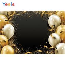 Yeele Birthday Party Golden Balloon Spot Light Bokeh Photography Backdrops Personalized Photographic Background For Photo Studio 2024 - buy cheap