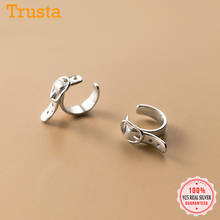 TrustDavis Real 925 Sterling Silver Fashion Love Belt Clip Earrings For Women Wedding Party Birthday Fine Jewelry DB530 2024 - buy cheap