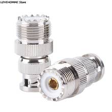 BNC Male Plug To SO239 UHF PL-259 Jack RF Female Coaxial Adapter Cable Connect 2024 - buy cheap