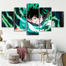 Modular Prints Picture Home Decor 5 Piece My Hero Academy Character Killed King Paintings Canvas Poster Bedroom Wall Art Frame 2024 - buy cheap