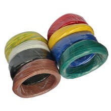 Soft Electronic line 0.75mm² 18AWG 1 core Multi-strand Oxygen-free Copper Signal Connecting Wire 100m RV Cable 2024 - buy cheap