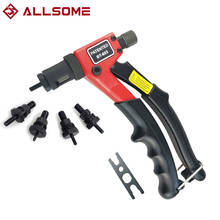 ALLSOME BT-603 Manual Riveter Gun Hand Rivet Tool Kit Rivet Nut Setting Tool Nut Setter M3/M4/M5/M6 2024 - buy cheap