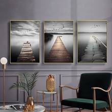 Small Bridge Landscape Posters And Prints Canvas Painting Wall Art Pictures For Living Room Decoration Home Decor 2024 - buy cheap