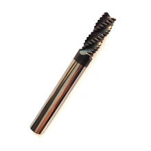 3 pces 6mm desbaste fresa espiral roteador bit fresa ferramentas cnc fresas hrc55 d6 * 25 * d6 * 75 4 flautas 2024 - compre barato