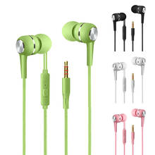 1pc In-Ear 3.5mm Earphone VPB S12 Sport Earpiece Colorful Wired Super Bass Earbud with Microphone for Samsung Huawei Wholesale 2024 - buy cheap