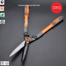 Telescopic Hedge Shears with Wavy Blade  Handles. Extendable Manual Hedge Clippers for Trimming Borders, Boxwood, and Tall Bush 2024 - buy cheap