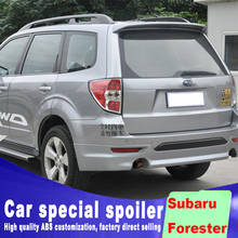 rear window roof wing spoiler for Subaru Forester 2008 2009 2010 2011 2012 big ABS spoiler primer or white black paint Forester 2024 - buy cheap