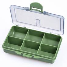 Caixa de engrenagens de pesca à prova dwaterproof água portátil isca de pesca gancho caixa de armazenamento plástico prático caixa de isca pequeno recipiente de armazenamento 2024 - compre barato
