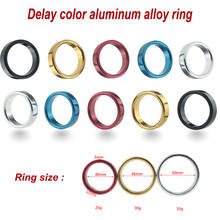 40mm 45mm 50mm Metal Aluminum Penis Rings Male Cock Ring Delayed Ejaculation Casing Delay Lock Loops Adult Game Sex Toys for Men 2024 - buy cheap