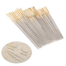 30pcs Hand Sewing Needles Gold Eye Needle Embroidery Tapestry Home Wool DIY Sewing Needles 22# +24# +26# 2024 - buy cheap