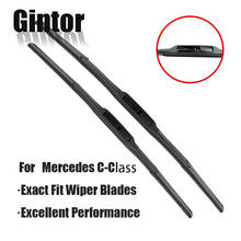 Gintor Auto Car Windscreen Wiper Blades For Mercedes Benz C-Class W203 W204 W205 C200 C300 C180 Model Year From 2000 To 2017 2024 - buy cheap