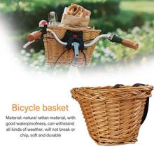 Balde de bicicleta carro elétrico frente rattan cesta à prova dsturdy água resistente simples comida cesta alta capacidade à prova dwaterproof água nenhuma quebra para a criança 2024 - compre barato