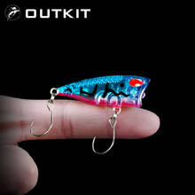 New 1pcs 4cm 3g mini Popper Hard Bait Minnow Fishing Lure Crankbait Wobbler Tackle Isca Poper Floating Top Water pike Lures 2024 - buy cheap