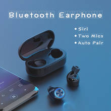 TWS беспроводные Bluetooth наушники, спортивные наушники, стерео наушники с микрофоном для Xiaomi iPhone Samsung Huawei Oneplus OPPO 2024 - купить недорого