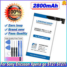 LOSONCOER-Batería de AGPB009-A003 para teléfono móvil Sony, pila de 2800mAh para Sony Xperia Go ST27 ST27i ST27A 2024 - compra barato