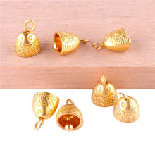 12pçs 23396 ouro cor de carpa cabeça, amuletos de pingente para fazer jóias bracelete acessórios artesanais 2024 - compre barato