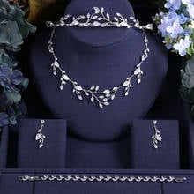 jankelly  African 3pcs Bridal Zirconia Jewelry Sets For Women jewelry sets & more Dubai Nigeria CZ Crystal Wedding Jewelry Sets 2024 - buy cheap