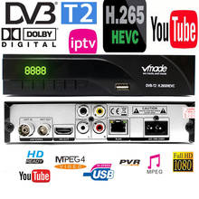 Receptor digital DVB-T2, compatible con H.265/HEVC/H.264, código H265, compatible con DVB-T HD con dolby ac3, gran oferta, República Checa, Países Bajos, Alemania 2024 - compra barato