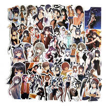 50pcs cartoon girl 2022 Graffiti Stickers Amine Stickers for Skateboard Laptop Car Styling Luggage Waterproof Stickers 2024 - buy cheap