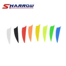 40 Pcs Archery Rubber 1.75inch Arrow Feather DIY Fit For Wood/Bamboo Arrows Shooting Hunting Accessories Outdoor Sports 2024 - buy cheap