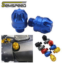 SEMSPEED Motorcycle Mirrors Handlebar Rearview Side Mirror Adapter Bolts Screw For HONDA PCX 125 PCX 150 PCX125 PCX150 2012-2020 2024 - buy cheap