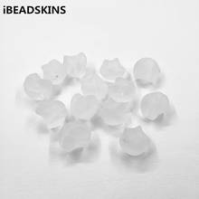 New arrival! 21x21mm 128pcs Frosted matte Clear Irregular twist shape beads for Necklace,Earrings parts,hand Made Jewelry DIY 2024 - buy cheap