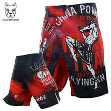 Impressão muay thai boxing shorts muaythai troncos bjj combate livre mma fitness luta shorts sanda roupas 2024 - compre barato