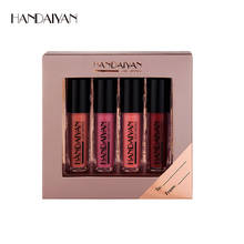 Handaiyan 4-Piece Set Lip Glaze Matte Non-Fading Lip Gloss Mirror Combination Gift Set 2024 - buy cheap