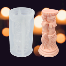 3d Искусство тело Сделай сам форма для свечи силиконовый аромат в форме человека венерина богиня свеча форма женское мыло инструменты для изготовления 2024 - купить недорого