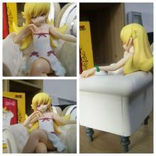 FIGURA DE ACCIÓN DE Bakery Story de 12cm, figuritas de Anime, asiento, sofá sentado, Oshino, Shinobu, modelo de colección de PVC, juguetes, regalo 2024 - compra barato