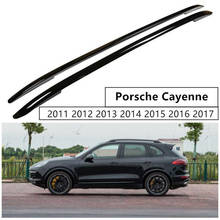 Багажник на крышу для Porsche Cayenne 2011, 2012, 2013, 2014, 2015, 2016, 2017, высококачественные рельсы, рейки для багажника, верхние рейки 2024 - купить недорого