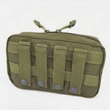 Bolsa camuflada tática militar para acampamento, bolsa para escalada, de lona, com cinto na cintura, carteira, bolsa e capa de telefone, 1 peça 2024 - compre barato