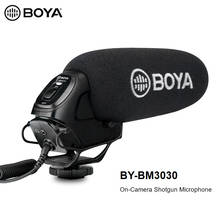 BOYA-micrófono BY-BM3030 para cámara DSLR, grabadoras de Audio y vídeo, condensador con tornillo de 1/4, Conector de 3,5mm para voz 2024 - compra barato