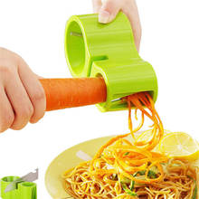 Vegetable Spiralizer Slicer Handheld Spiral Blades Cutter Fruit Grater Cooking Sharpening Tools Spaghetti Pasta Kitchen Gadget 2024 - buy cheap