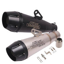 Yoshimura-tubo de escape r34 para motocicleta universal, 51mm, modificado, para z650, z900, er6n, cbr1000rr, cbr650f, r1, r6, s1000rr, escape, moto 2024 - compre barato