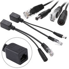 Fuente de alimentación de 5,5x2,1mm de alta calidad, divisor de inyector, adaptador Ethernet PoE, M F, Kit RJ45, dispositivos con Cable POE, 2 uds. 2024 - compra barato