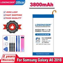 LOSONCOER 3800mAh EB-BJ800ABE Batteries For Samsung Galaxy A6 (2018) SM-A600 A600F J6 J600F J800 Phone Battery 2024 - buy cheap