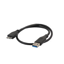 Cable USB 3,0 macho A Micro B de supervelocidad para disco duro externo HDD, de 45cm Cable USB 3,0, conectores de Cables de ordenador 2024 - compra barato