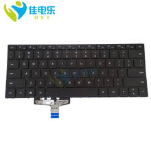 Клавиатура OVY для ноутбука Huawei MagicBook VLR W09, VLR-W19, VLR-W09, VIT-W50, английская, Черная 2024 - купить недорого
