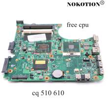 NOKOTION 538409-001 538407-001 For HP Compaq 510 610 CQ510 CQ610 laptop motherboard GM965 DDR2 free cpu Main board full tested 2024 - buy cheap