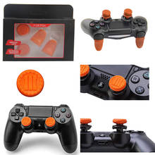 Botones extensores de gatillo L2 R2, Kit de tapas analógicas de joystick para mando de PS4, accesorio de Gamepad, extensor de botones de silicona 2024 - compra barato