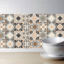 100 X 20cmDIY Mosaic Wall Tiles Stickers 3D Kitchen Wall Sticker Bathroom Toilet Adhesive Waterproof PVC Wallpaper Waist Line 2024 - buy cheap