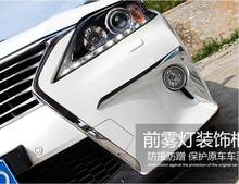 ABS Chrome Front + Rear Fog lamp Light Cover Trim For LEXUS RX270 RX350 RX450 RX450H 2012 2013 2014 2015 Free Shipping 2024 - buy cheap