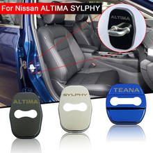 4PCS Car Door Lock Stainless steel car accessories interior cover for Nissan ALTIMA TEANA j31 j32 j33 Bluebird Sylphy 1 2 3 2024 - buy cheap