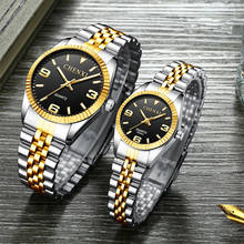 Authentic Men Women Golden Classic Quartz Watch Female Male Elegant Clock Luxury Gift Watches Ladies Waterproof Wristwatch B3507 2024 - buy cheap