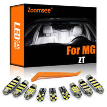 Zoomsee-bombilla Canbus para coche, luz LED Interior para MG ZT 2001-2005, mapa de cúpula Interior, luz de lectura para maletero, Kit de lámpara automática sin errores, 8 Uds. 2024 - compra barato