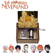 Isabella's Lullaby music song anime The Promised Neverland Music Box wood fans christmas new year gift office Decoration craft 2024 - buy cheap